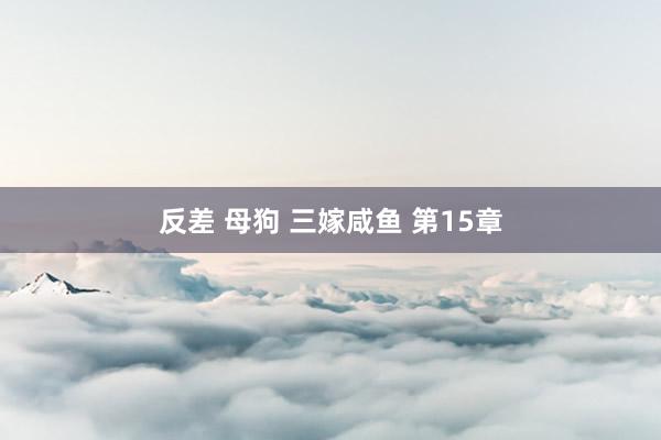 反差 母狗 三嫁咸鱼 第15章