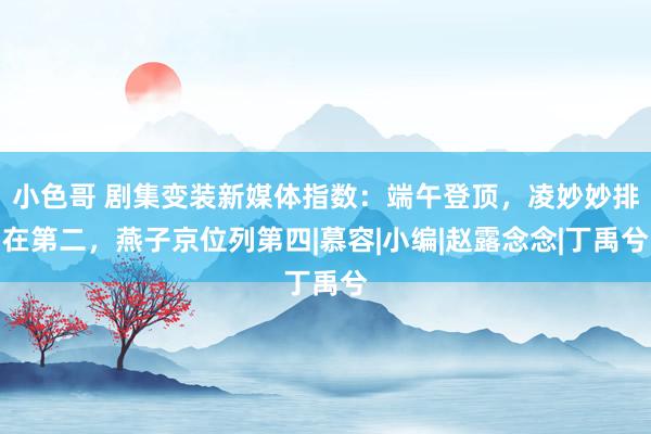 小色哥 剧集变装新媒体指数：端午登顶，凌妙妙排在第二，燕子京位列第四|慕容|小编|赵露念念|丁禹兮